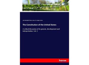 9783337598761 - The Constitution of the United States - John Randolph Tucker Henry St George Tucker Kartoniert (TB)