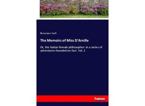 9783337604165 - The Memoirs of Miss DArville - Bresciano Carli Kartoniert (TB)