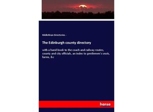 9783337611583 - The Edinburgh county directory - Midlothian Directories - Kartoniert (TB)