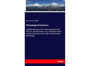 9783337614386 - Physiology Practicums - Burt Green Wilder Kartoniert (TB)