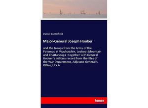 9783337632618 - Major-General Joseph Hooker - Daniel Butterfield Kartoniert (TB)