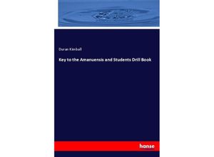 9783337646141 - Key to the Amanuensis and Students Drill Book - Duran Kimball Kartoniert (TB)