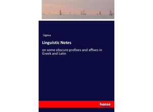 9783337652210 - Linguistic Notes - Sigma Kartoniert (TB)