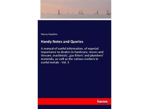 9783337652388 - Handy Notes and Queries - Henry Hopkins Kartoniert (TB)