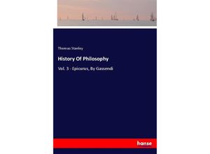 9783337652647 - History Of Philosophy - Thomas Stanley Kartoniert (TB)