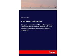 9783337655112 - A Perplexed Philosopher - Henry George Kartoniert (TB)