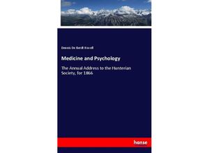 9783337662844 - Medicine and Psychology - Dennis De Berdt Hovell Kartoniert (TB)