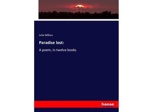 9783337684624 - Paradise lost - John Milton Kartoniert (TB)