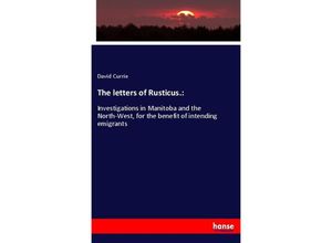 9783337694647 - The letters of Rusticus - David Currie Kartoniert (TB)