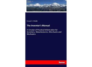 9783337702946 - The Inventors Manual - Ernest C Webb Kartoniert (TB)