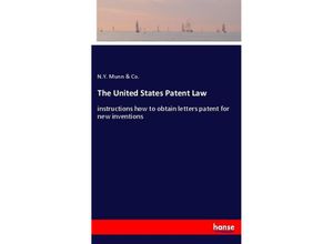 9783337703707 - The United States Patent Law Kartoniert (TB)