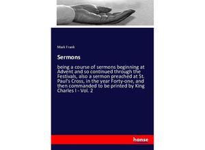 9783337703783 - Sermons - Mark Frank Kartoniert (TB)