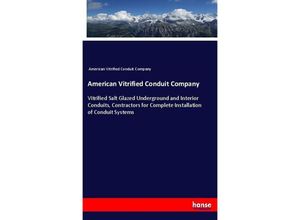 9783337709341 - American Vitrified Conduit Company - American Vitrified Conduit Company Kartoniert (TB)