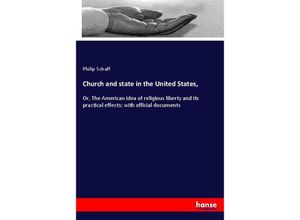 9783337718206 - Church and state in the United States - Philip Schaff Kartoniert (TB)