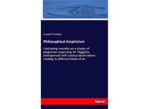 9783337722142 - Philosophical Empiricism - Joseph Priestley Kartoniert (TB)