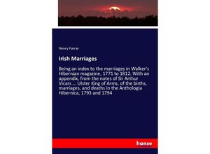 9783337724658 - Irish Marriages - Henry Farrar Kartoniert (TB)