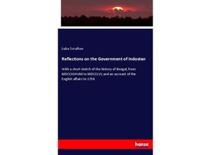 9783337724856 - Reflections on the Government of Indostan - Luke Scrafton Kartoniert (TB)