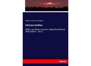 9783337732394 - Literary studies - Richard H Hutton Walter Bagehot Kartoniert (TB)