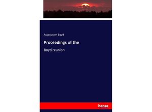 9783337732608 - Proceedings of the - Association Boyd Kartoniert (TB)