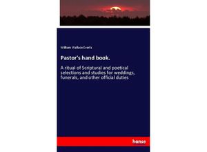 9783337737535 - Pastors hand book - William Wallace Everts Kartoniert (TB)