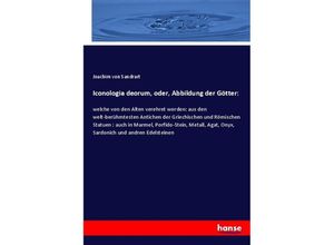 9783337755621 - Iconologia deorum oder Abbildung der Götter - Joachim von Sandrart Kartoniert (TB)