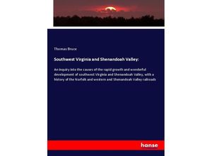 9783337755942 - Southwest Virginia and Shenandoah Valley - Thomas Bruce Kartoniert (TB)