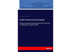 9783337764708 - Studies National and International - Robert Flint James Lorimer Gustave Henri Ange Hippolyte Rolin-Jacquemyns Kartoniert (TB)