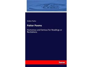 9783337769451 - Patter Poems - Walter Parke Kartoniert (TB)