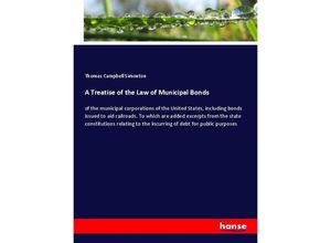 9783337784263 - A Treatise of the Law of Municipal Bonds - Thomas Campbell Simonton Kartoniert (TB)