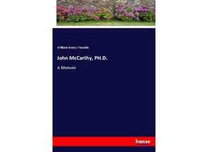 9783337785925 - John McCarthy PHD - William Henry Venable Kartoniert (TB)