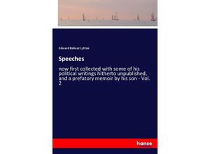 9783337786434 - Speeches - Edward Bulwer Lytton Kartoniert (TB)