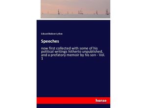 9783337786441 - Speeches - Edward Bulwer Lytton Kartoniert (TB)