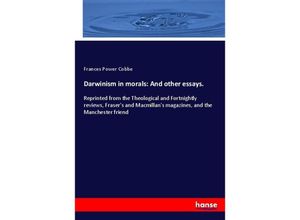 9783337793326 - Darwinism in morals And other essays - Frances Power Cobbe Kartoniert (TB)