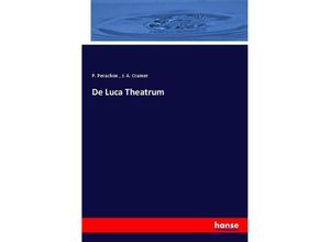 9783337804862 - De Luca Theatrum - P Perachon J A Cramer Kartoniert (TB)