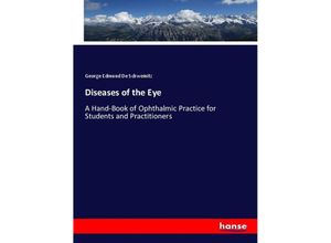 9783337805708 - Diseases of the Eye - George E De Schweinitz Kartoniert (TB)