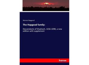 9783337806484 - The Hapgood family - Warren Hapgood Kartoniert (TB)