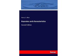 9783337806910 - Keynotes and characteristics - Henry C Allen Kartoniert (TB)