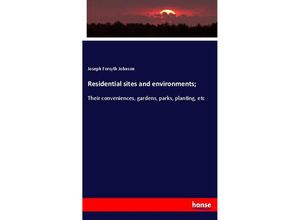 9783337807948 - Residential sites and environments  - Joseph Forsyth Johnson Kartoniert (TB)