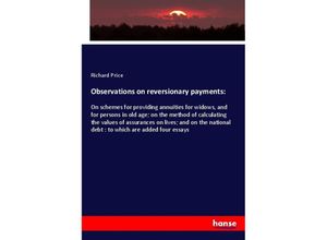 9783337809768 - Observations on reversionary payments - Richard Price Kartoniert (TB)