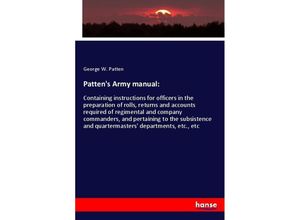 9783337814601 - Pattens Army manual - George W Patten Kartoniert (TB)