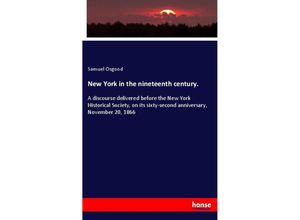 9783337819606 - New York in the nineteenth century - Samuel Osgood Kartoniert (TB)