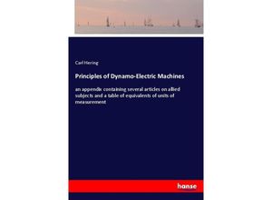 9783337824600 - Principles of Dynamo-Electric Machines - Carl Hering Kartoniert (TB)