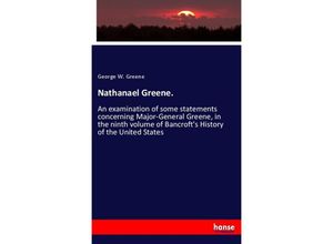 9783337868635 - Nathanael Greene - George W Greene Kartoniert (TB)