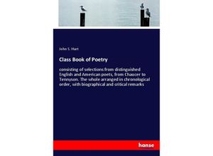 9783337879945 - Class Book of Poetry - John S Hart Kartoniert (TB)