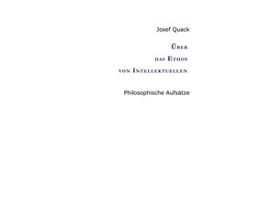 9783347011069 - Über das Ethos von Intellektuellen - Josef Quack Kartoniert (TB)