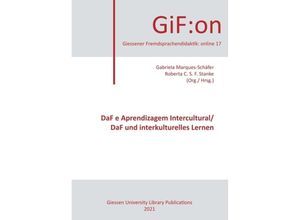 9783347306943 - DaF e Aprendizagem Intercultural   DaF und interkulturelles Lernen - Roberta C S F Stanke Gabriela Marques-Schäfer Kartoniert (TB)