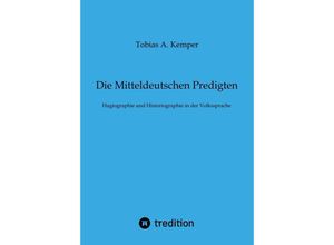 9783347580855 - Die Mitteldeutschen Predigten - Tobias A Kemper Kartoniert (TB)