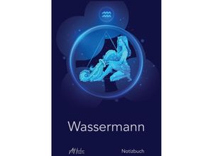 9783347626652 - Sternzeichen Wassermann Notizbuch Designed by Alfred Herler - Herler Books(TM) Kartoniert (TB)