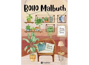 9783347818392 - Boho Malbuch für Erwachsene Boho Chic für Frauen Teenager Mädchen Geschenk zum Wichteln für Weihnachten Adventszeit Wichtelzeit Geburtstag Nikolaus - Kenya Kooper Kartoniert (TB)