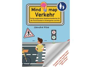 9783347980624 - KitaFix-Mindmap Verkehr (Fertig ausgearbeitete Gedankenlandkarten für die Vorschularbeit in Kindergarten und Kita) - Sandra Plha Taschenbuch